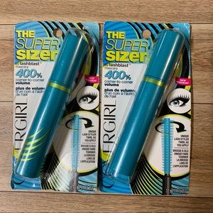 3/$18 New! 2 x Covergirl Super Sizer Mascara 805